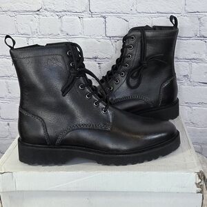 INC International Concepts Black Leather Men's Boots
